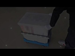 Dolly en plastique conception légère avec couvercle fixé