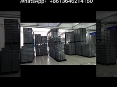 Boîtes à palettes en plastique pliables pour entrepôt et logistique