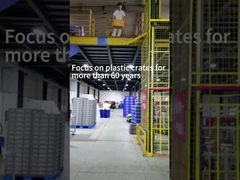 Caisse de nidification textuelle en plastique de haute qualité