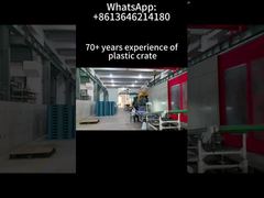 Fabricant de caisses en plastique Visite d'usine Production de moulage par injection et contrôle qualité