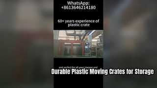 Caisse mobile en plastique – Solution de stockage durable, empilable et polyvalente