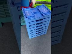 Caisse en plastique pliable pour les applications d'entrepôt et de distribution