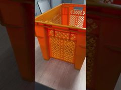 Caisses en plastique empilables et emboîtables avec fond renforcé et conception de ventilation
