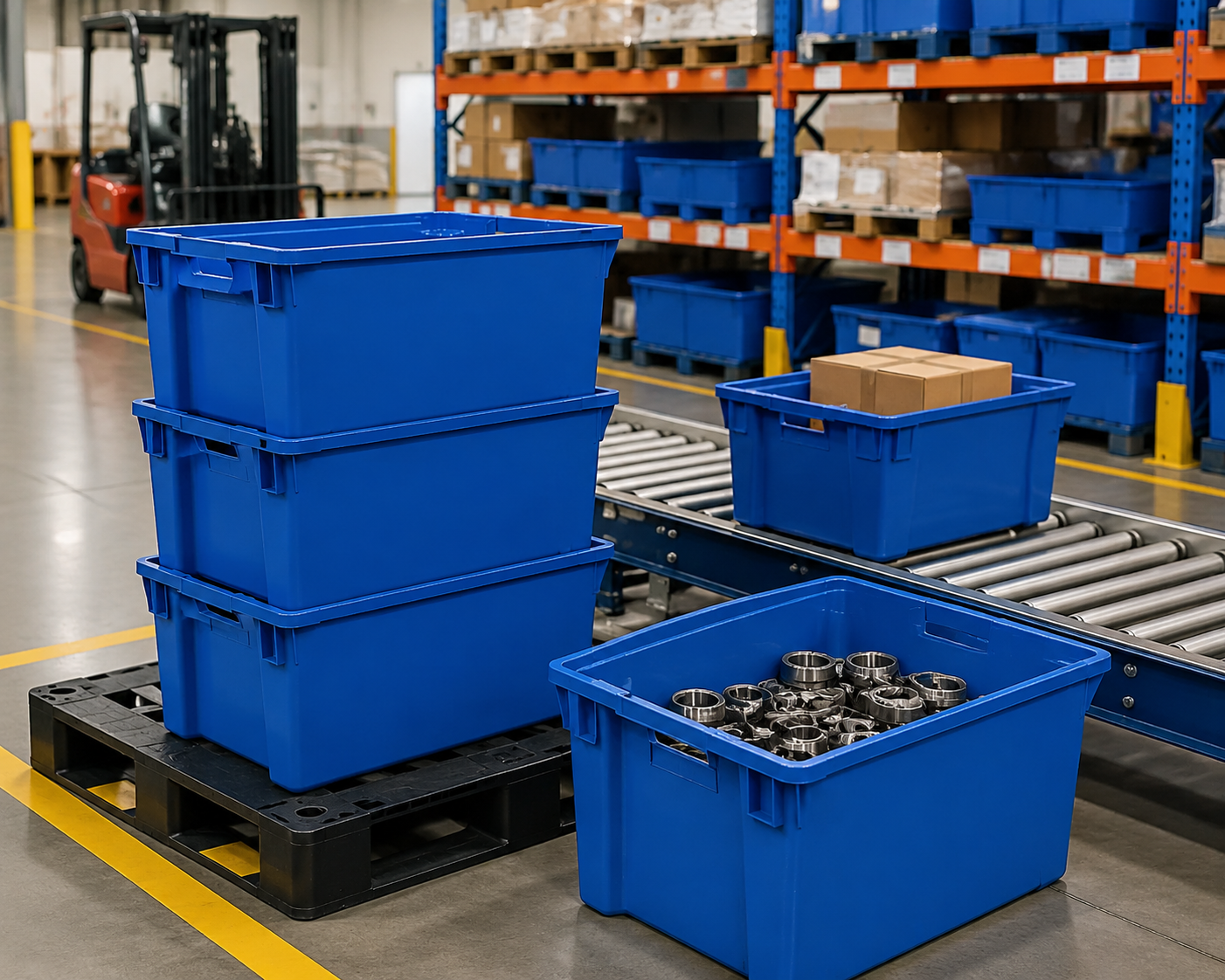 Derniers blogs de l'entreprise sur Comment les caisses en plastique empilables et emboîtables personnalisées améliorent l'efficacité dans les centres de distribution d'entrepôts modernes