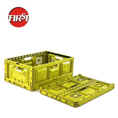 acheter Caisse en plastique pliable pour les légumes et les fruits Couleur bleue Taille interne 570*370*210mm fabrication en ligne