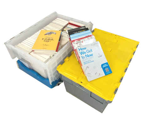 acheter 46L Boîtes de déménagement recyclables Caisse empilable pour les besoins de stockage en entrepôt fabrication en ligne