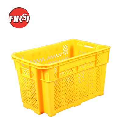 acheter Couleur personnalisée Grande logistique Maillage empilable Vegetable Cage en plastique Style de rotation fabrication en ligne