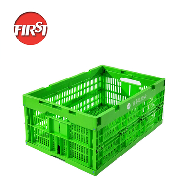 acheter Caisses en plastique pliables en maille de couleur personnalisées pour les fruits et légumes faciles à transporter fabrication en ligne