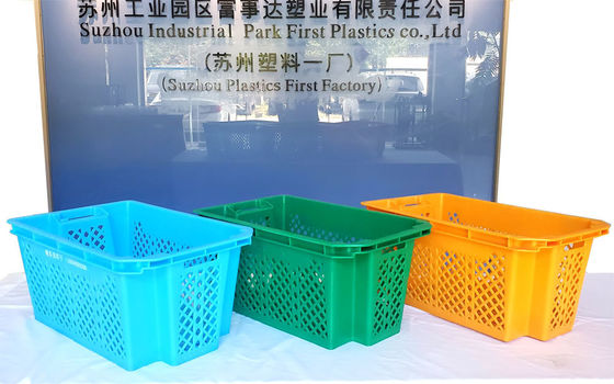 acheter Carton de stockage et de nidification réutilisable, empilable, instable, panier en plastique pour la logistique et l'agriculture fabrication en ligne