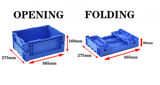 acheter Caisses pliables en plastique Contenants de stockage Entrepôt Petite caisse pliable empilable fabrication en ligne