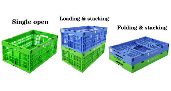 acheter Cage pliable en plastique emballage d'exportation cage mobile conteneur pliable cage empilable conception fabrication en ligne