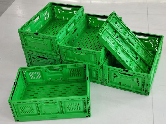 acheter 600×400 Caisse en plastique pliable pour la récolte des fruits et la logistique agricole fabrication en ligne