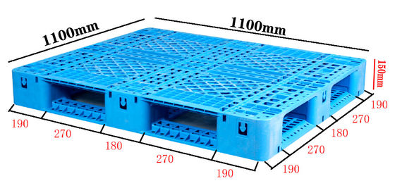 acheter 1100×1100 Fabricant de palettes en plastique palettes HDPE lourdes personnalisation OEM fabrication en ligne