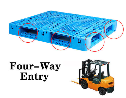acheter PP Stackable Warehouse heavy duty plastic pallet Four Way Forklift Entry Sustainability fabrication en ligne