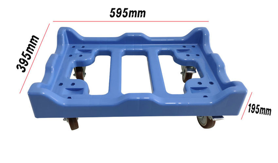 acheter Logistics Stackable Moving Crates Plastic Container Dolly Cart fabrication en ligne
