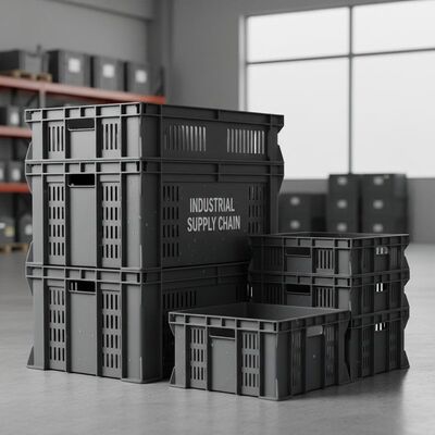 acheter Options de personnalisation de taille Cages en plastique industriel offrant une haute résistance aux chocs et résistant aux intempéries Conçues pour les chaînes d'approvisionnement industrielles fabrication en ligne