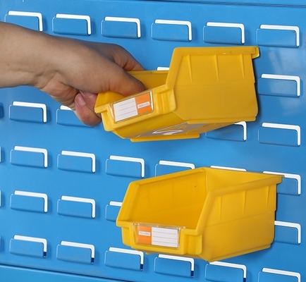 Boîtes en plastique suspendues pour les étagères Pièces de rechange Boîtes à outils Entrepôt d'usage industriel