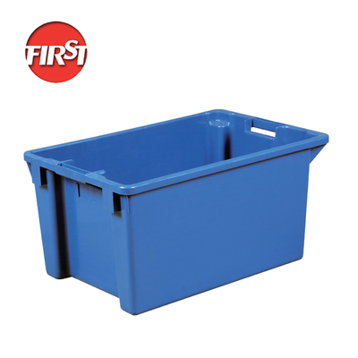 600x400x300mm chiffre d'affaires Livraison de nourriture Boîte de stockage en plastique Caisses de transport en plastique