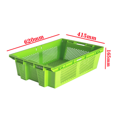 Caisses en plastique pliables pour œufs Expédition Empilage Nichoir Supermarchés agricoles