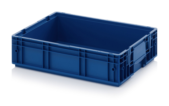 600x400mm VDA Boîte de remplacement en plastique KLT Injection empilable Recyclage PP EUR Contenants en plastique