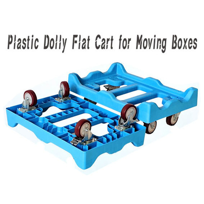Carrosse à roulettes en plastique Dolly pour le déménagement de boîtes