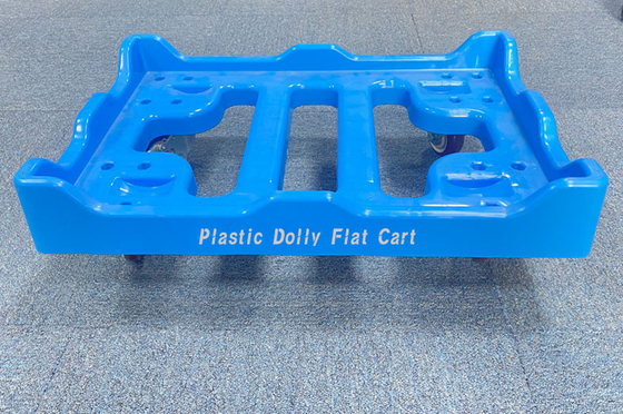 Plastique Dolly pour les boîtes à rouleaux entrepôt industriel empilable