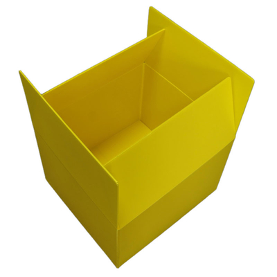 Entreposage de boîtes ondulées pliables en plastique durable