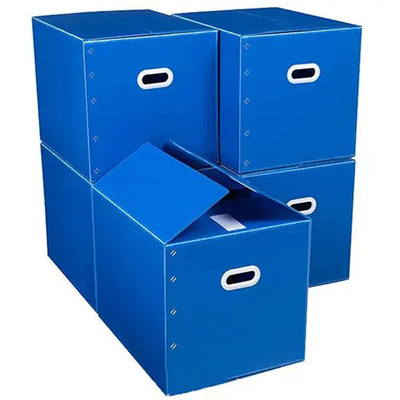 Entreposage de boîtes ondulées pliables en plastique durable